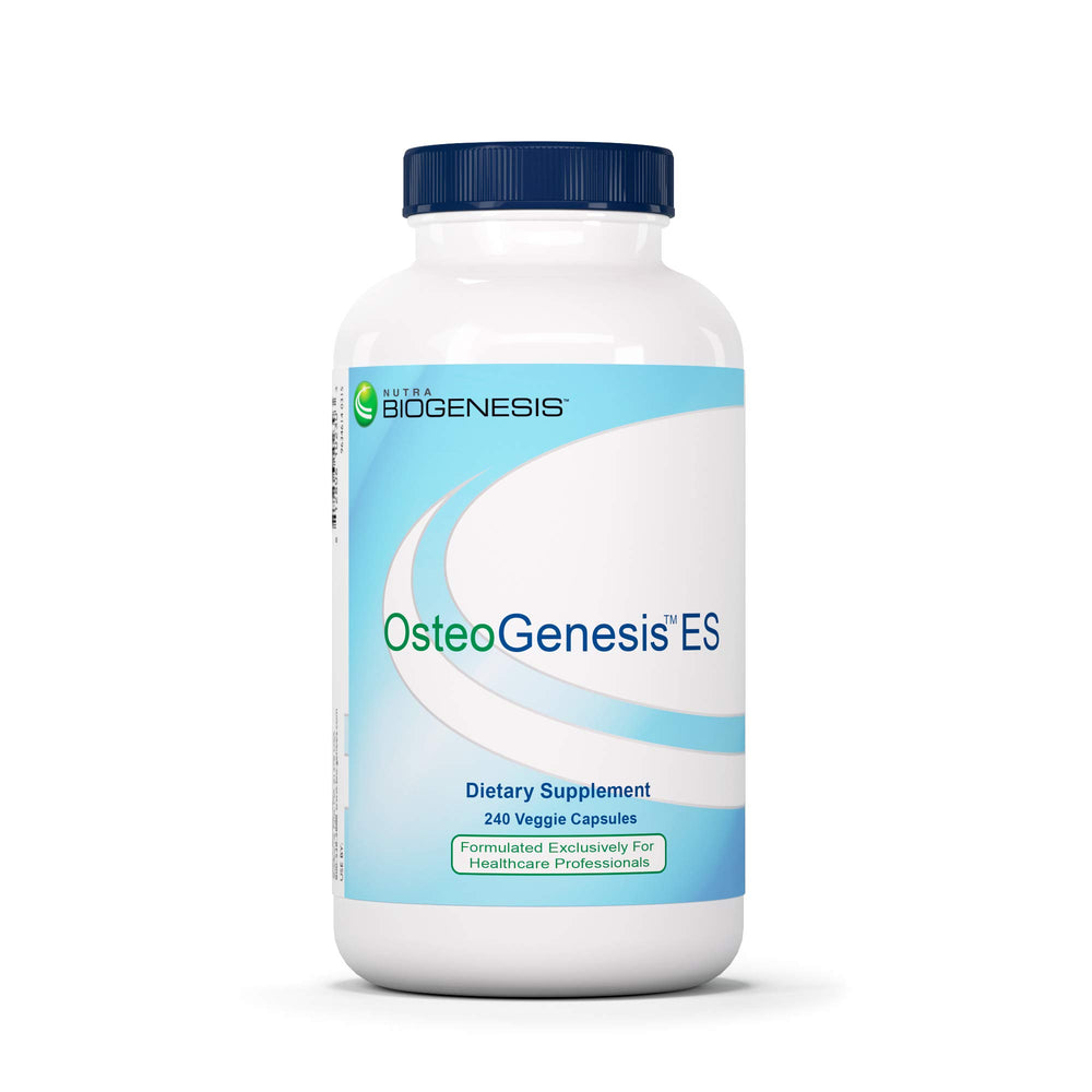 Nutra Biogenesis Osteogenesis bottle front for bone health support