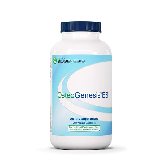 Nutra Biogenesis Osteogenesis bottle front for bone health support