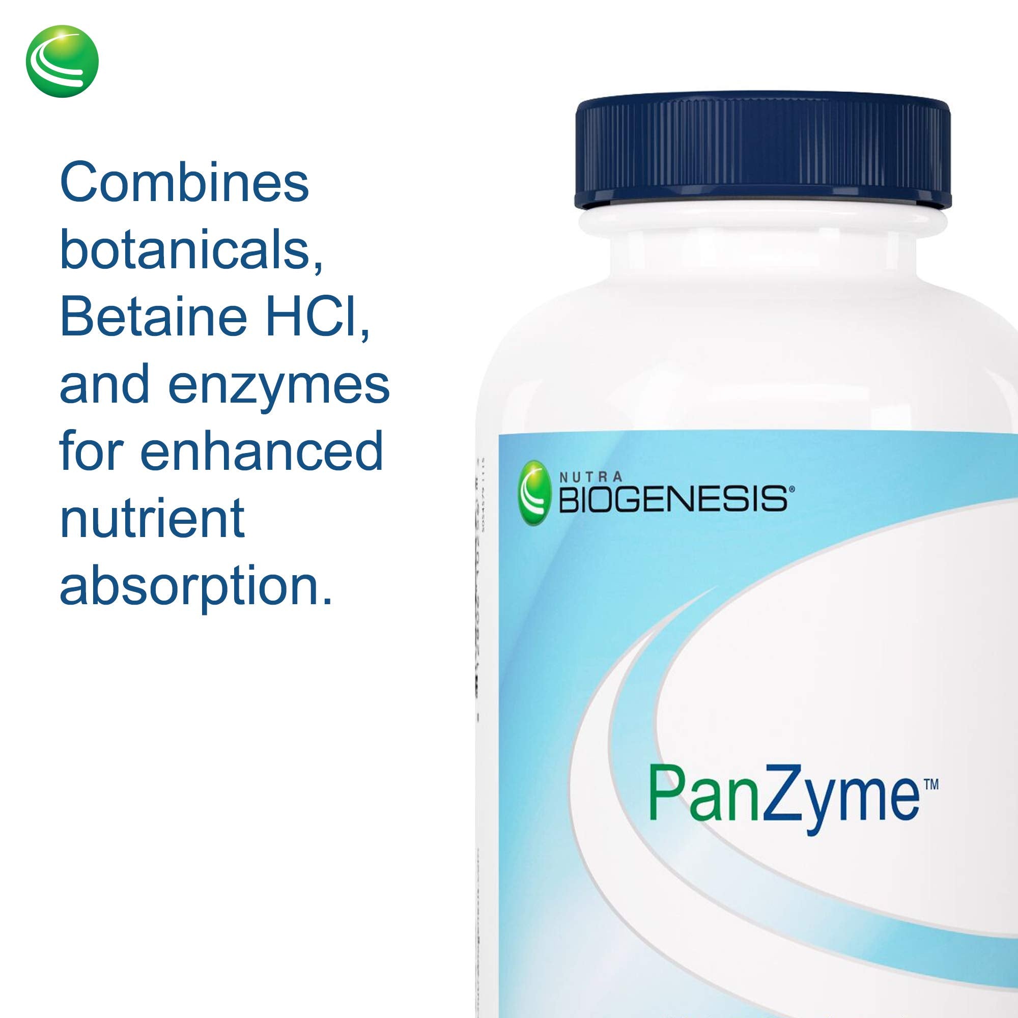Nutra Biogenesis PanZyme on shelf conveys trusted digestive wellness.