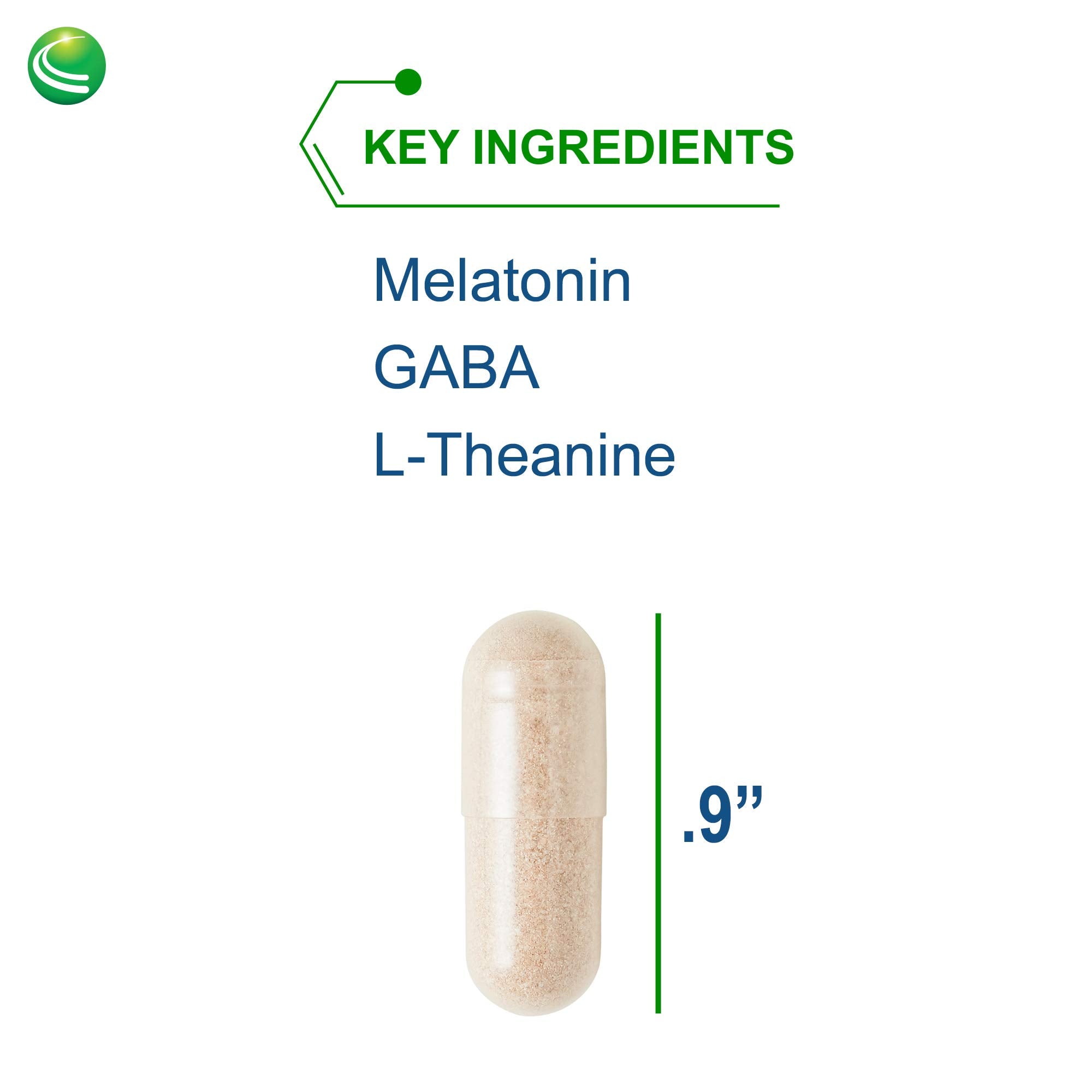 Nutra BioGenesis Sleep Factors capsules closeup showing veggie shell