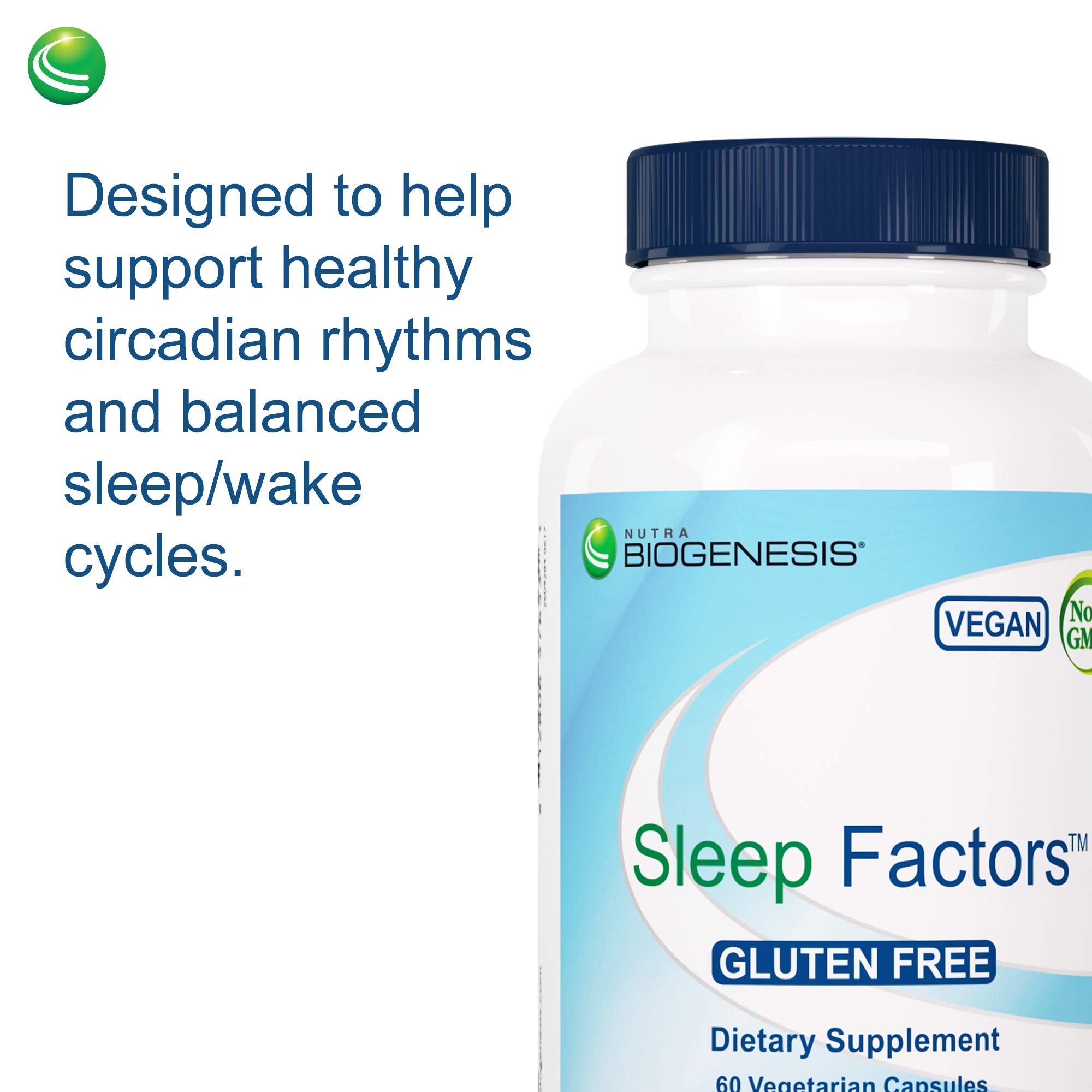 Nutra BioGenesis Sleep Factors GABA and L-Theanine graphic