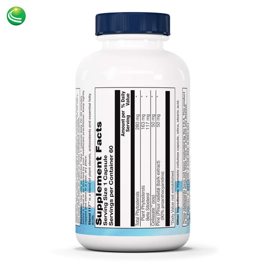 Nutra BioGenesis Sterol 117 capsules close-up—plant sterol blend for everyday balance.
