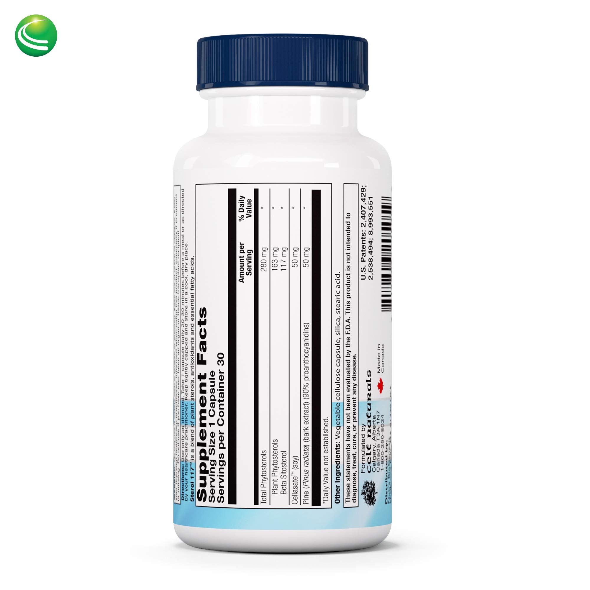 Nutra BioGenesis Sterol 117 capsules with enteric coating for optimal nutrient delivery.