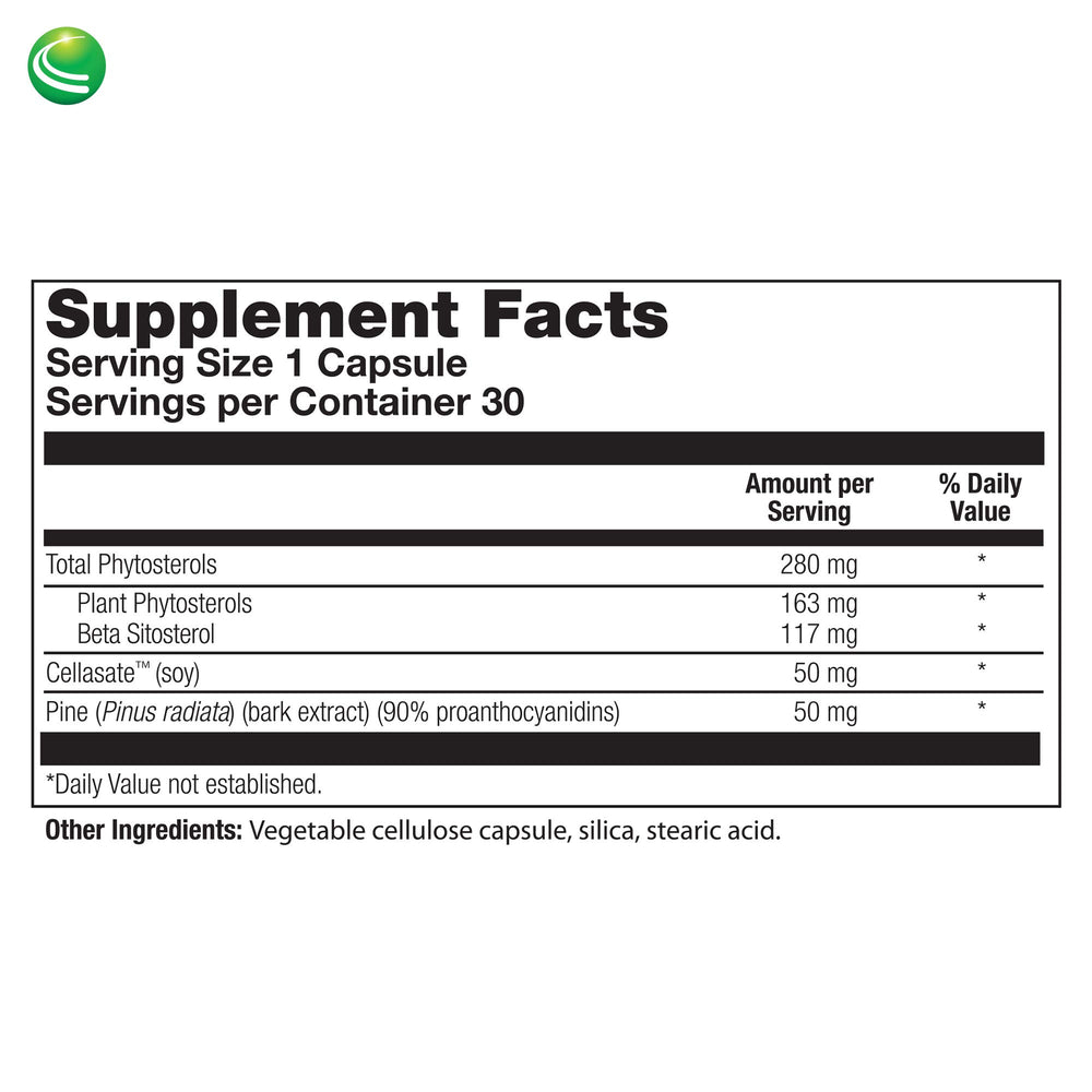 Nutra BioGenesis Sterol 117 label highlights purity, testing, and quality standards.