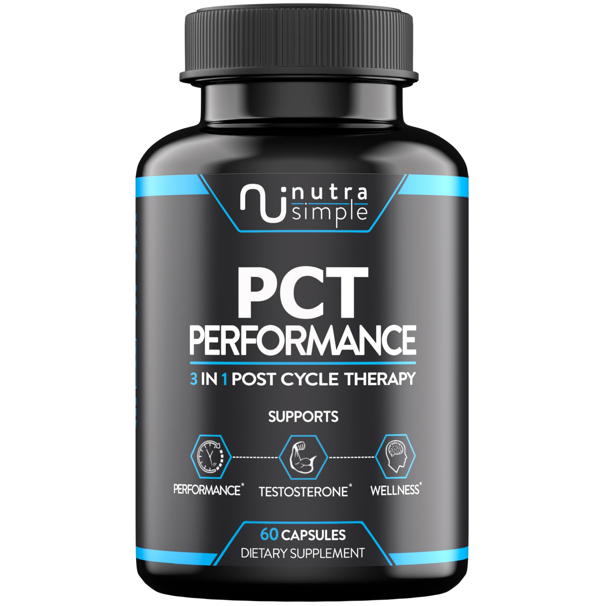 Nutra Simple PCT 3in1 bottle: convenient post-cycle support for athletes