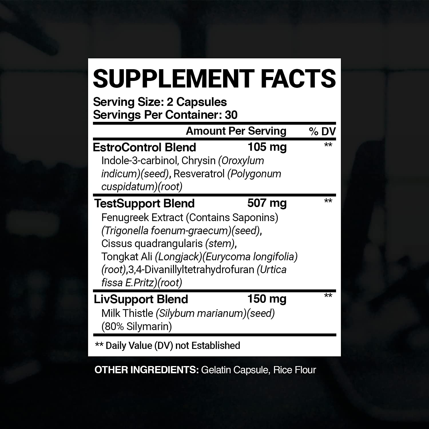 Nutra Simple PCT capsules closeup: compact daily capsules for a stackable wellness routine