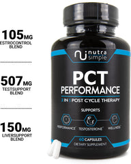 Nutra Simple PCT Tongkat Ali ingredient: supports energy and balance during cycles
