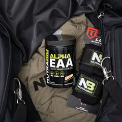 NutraBio Alpha EAA label shows third-party testing and transparency