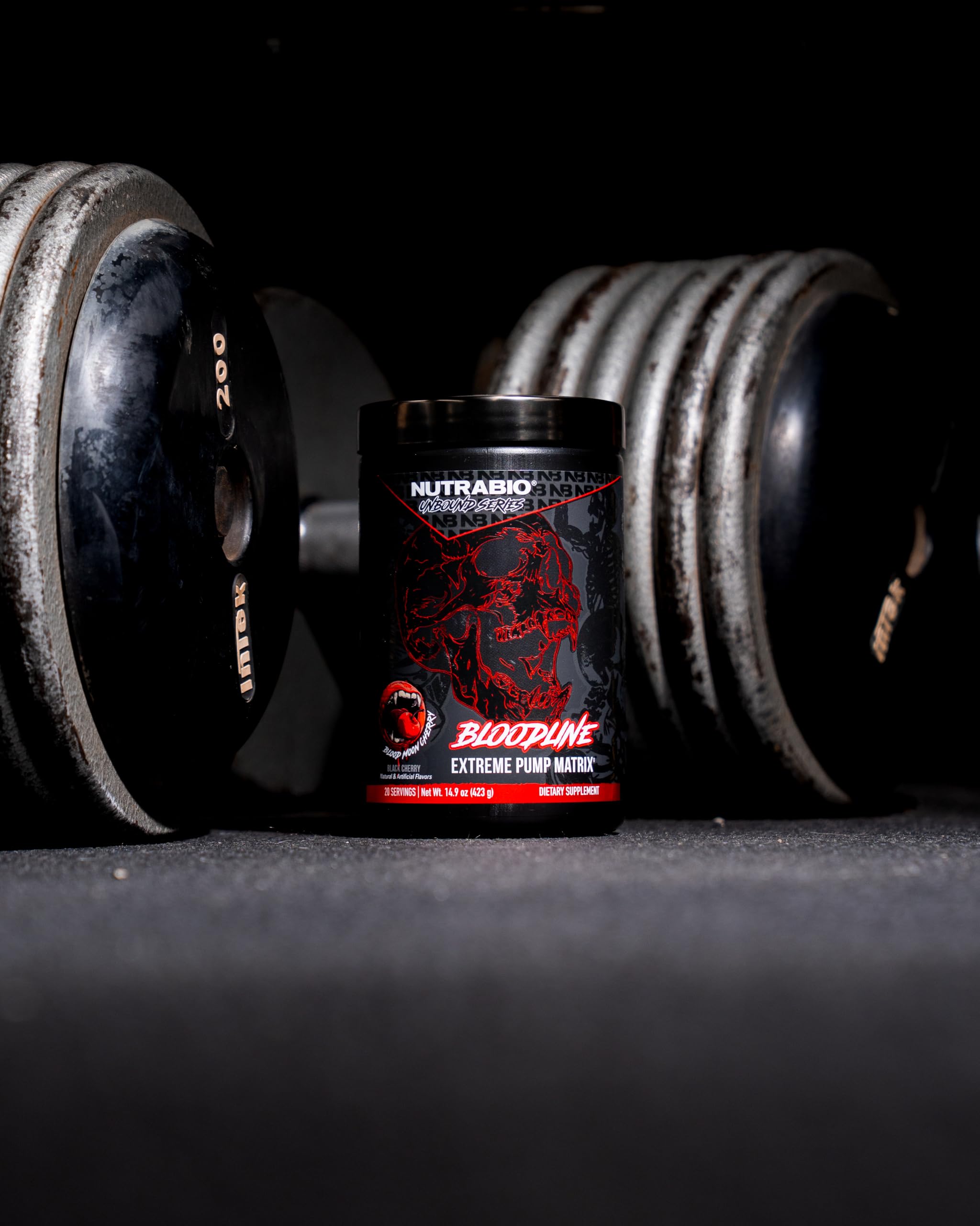 Stackable Bloodline with other pre-workouts graphic illustrating compatibility.