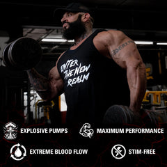 NutraBio Bloodline vascular-pump visual highlighting enhanced vascularity during lifts