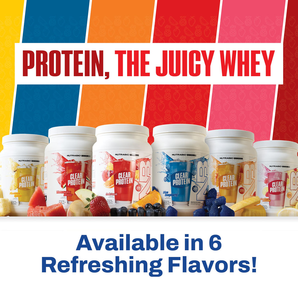 Ingredient panel highlights lactose-free and zero sugar in Blue Raspberry formula.