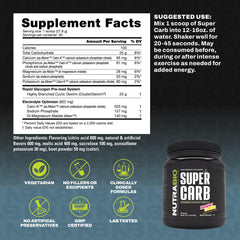 NutraBio electrolyte blend graphic highlights hydration support during training