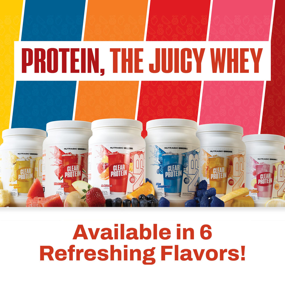 NutraBio fruit punch post-workout recovery concept on bottle
