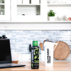 NutraBio flatlay shows clean design and zero sugars.
