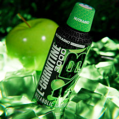 NutraBio bottle content close-up highlights clean energy potential.