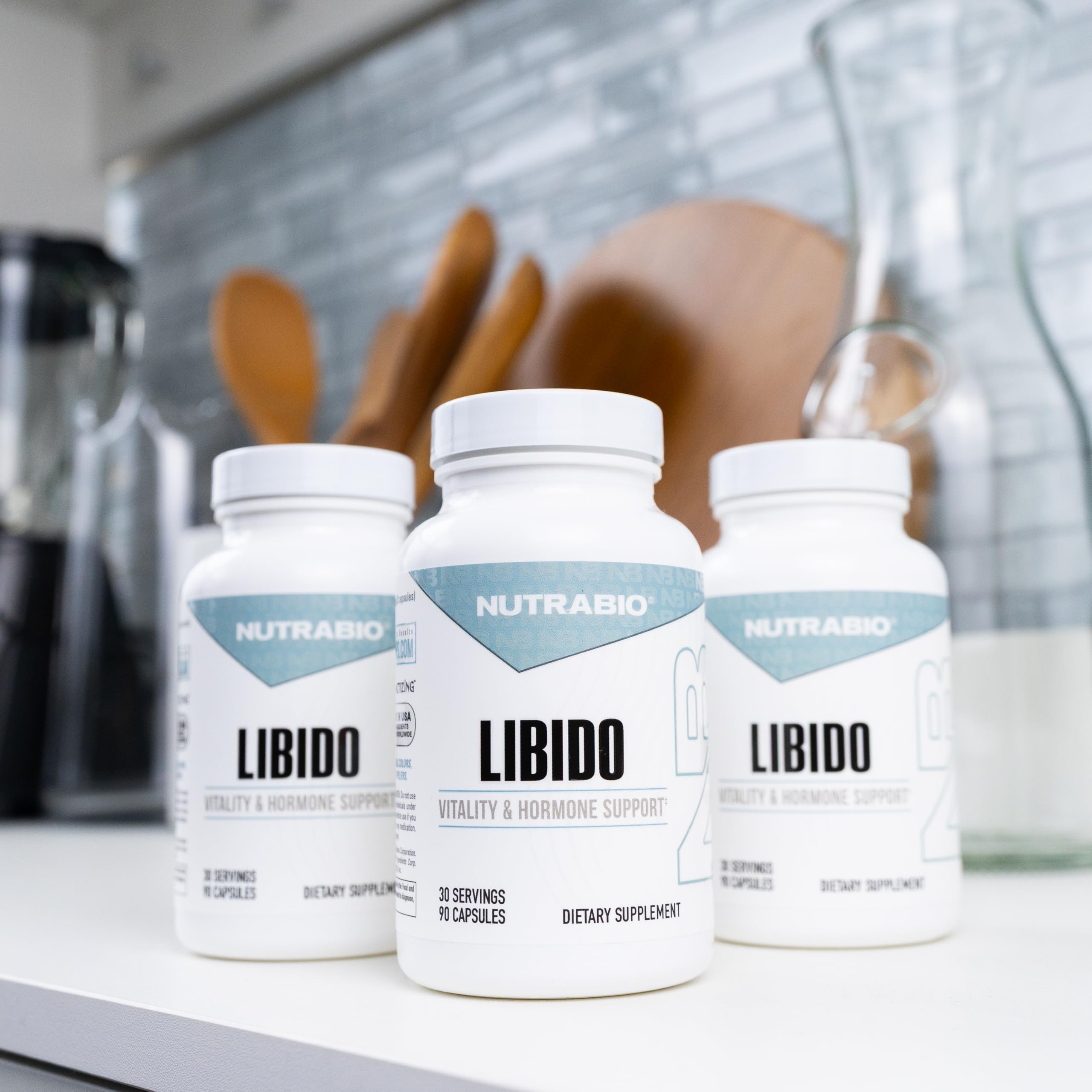 NutraBio Libido daily dose concept image suggests regular use