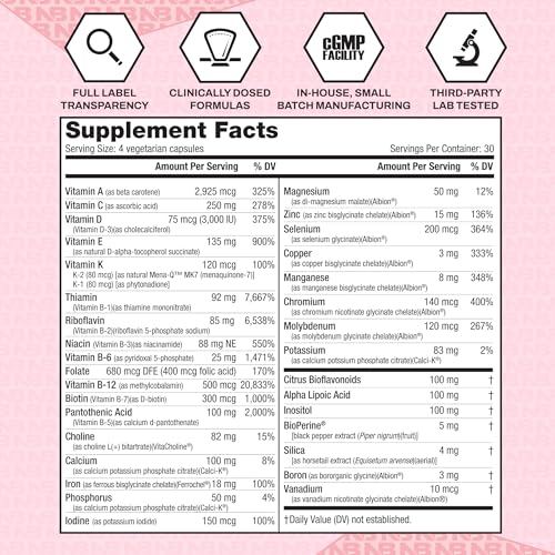 Non-GMO, gluten-free, soy-free labels support diverse dietary needs.