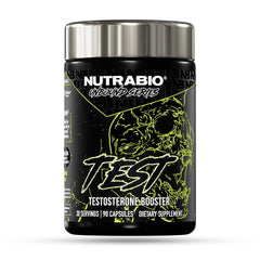 NutraBio Unbound Test bottle front for daily supplement use.