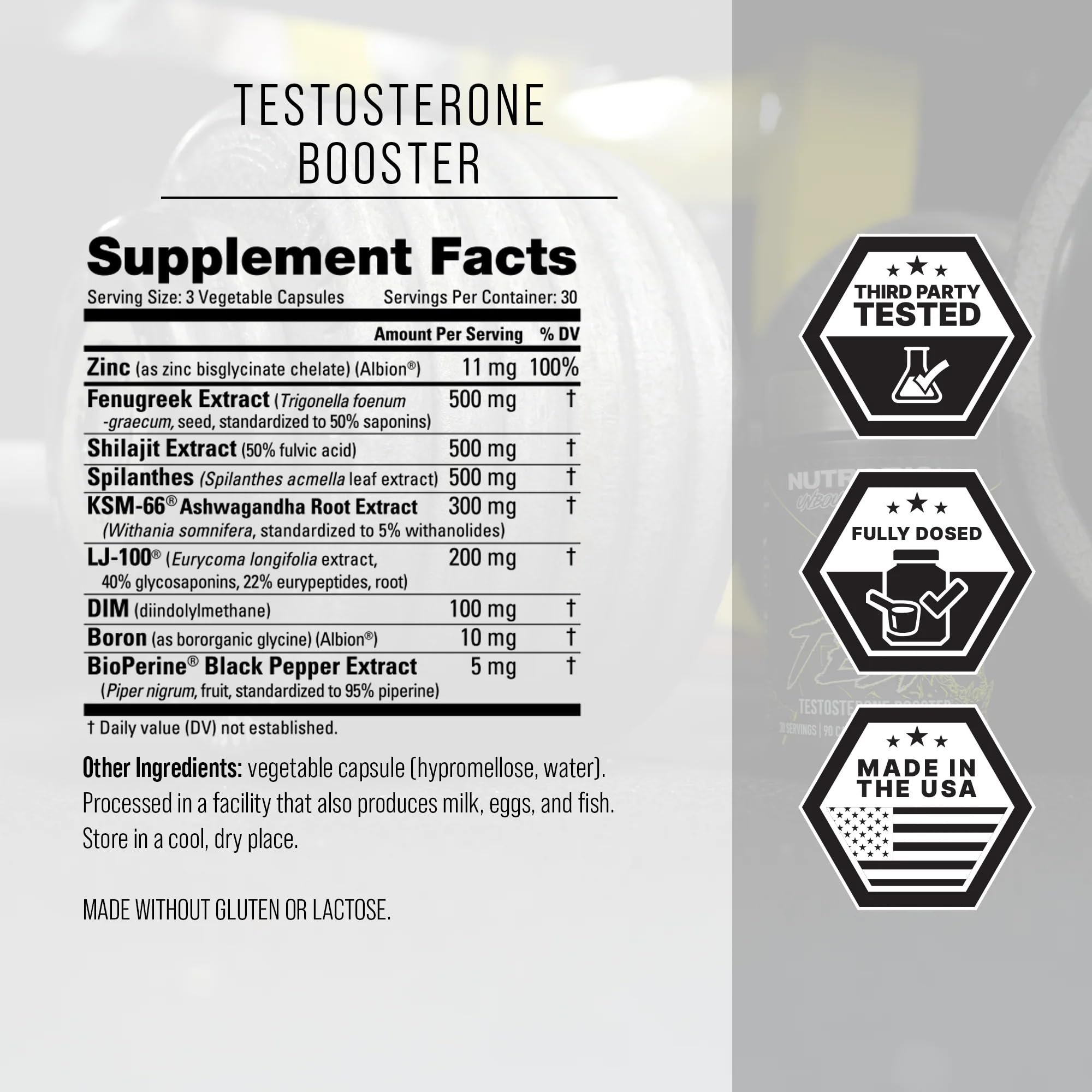NutraBio Unbound Test packaging shot emphasizing quality and transparency.