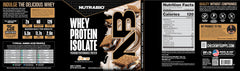 NutraBio S'Mores tub close-up highlighting gluten-free and non-GMO claims