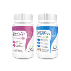 NutraBlast boric acid suppositories bundle for daily intimate balance and odor control.