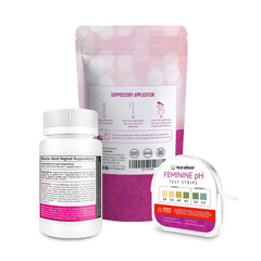 NutraBlast disposable applicators 15-pack for easy, mess-free insertion.