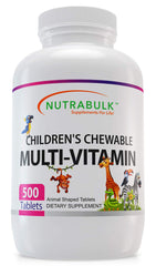 NutraBulk Children’s chewables elephants cherry flavor for tasty daily nutrition.