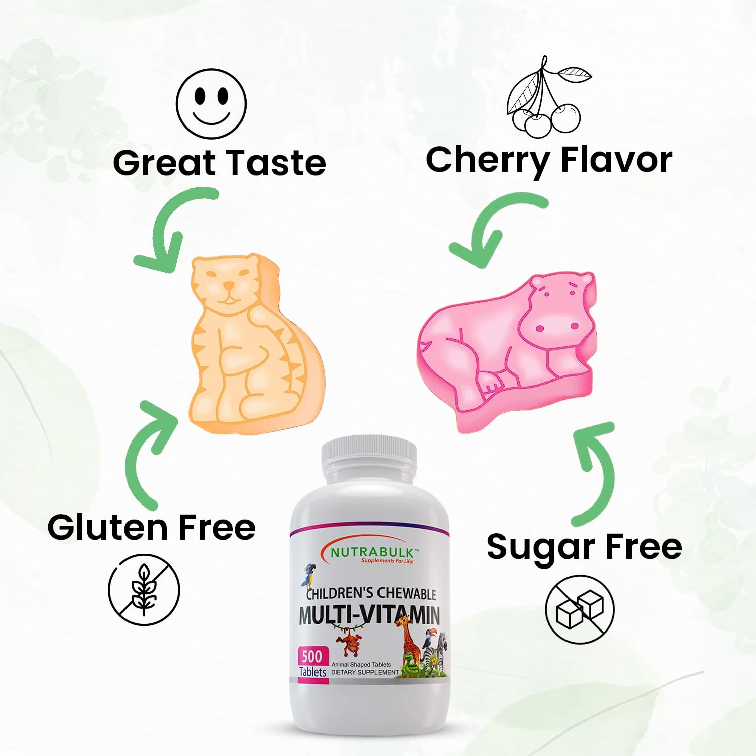 NutraBulk vitamin blend highlights zinc and niacinamide for nutrient-rich support.