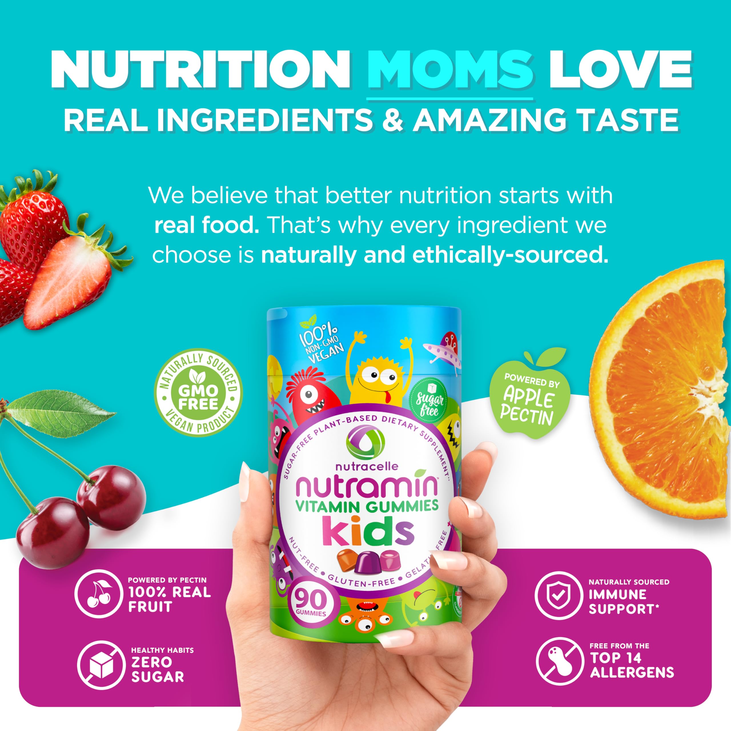 Nutracelle Nutramin vegan gummy texture makes daily dose fun