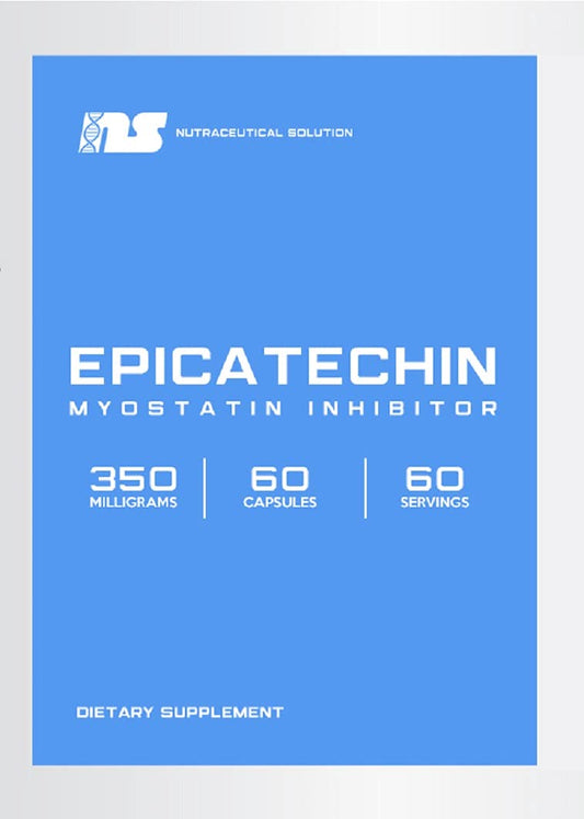 Nutraceutical Solution Epicatechin capsules pouring for daily use