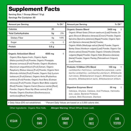 Scoop pouring NutraChamps powder into a glass for a quick smoothie.
