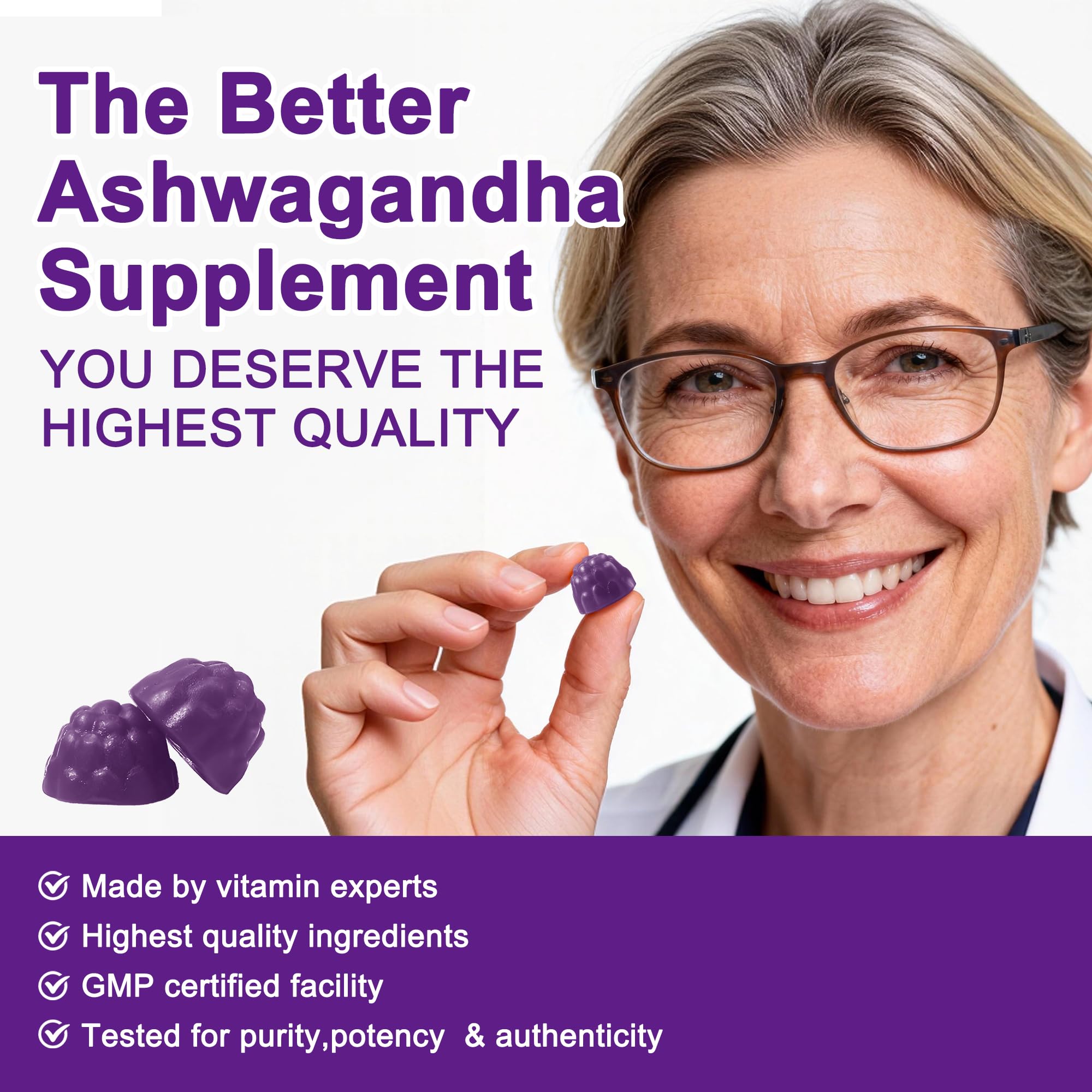 NUTRAGOGO Ashwagandha Gummies pack for convenient daily use.