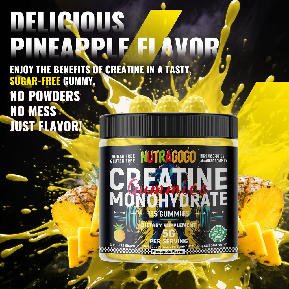 NUTRAGOGO vegan gelatin-free gummies offer a sugar-free option for workouts.