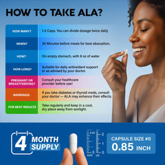 NUTRAHARMONY Alpha Lipoic Acid 600mg energy-use scene on countertop