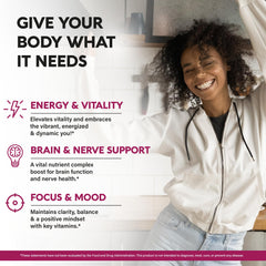 NutraHarmony B1 Thiamine Drops highlight simple daily use for nervous system support.