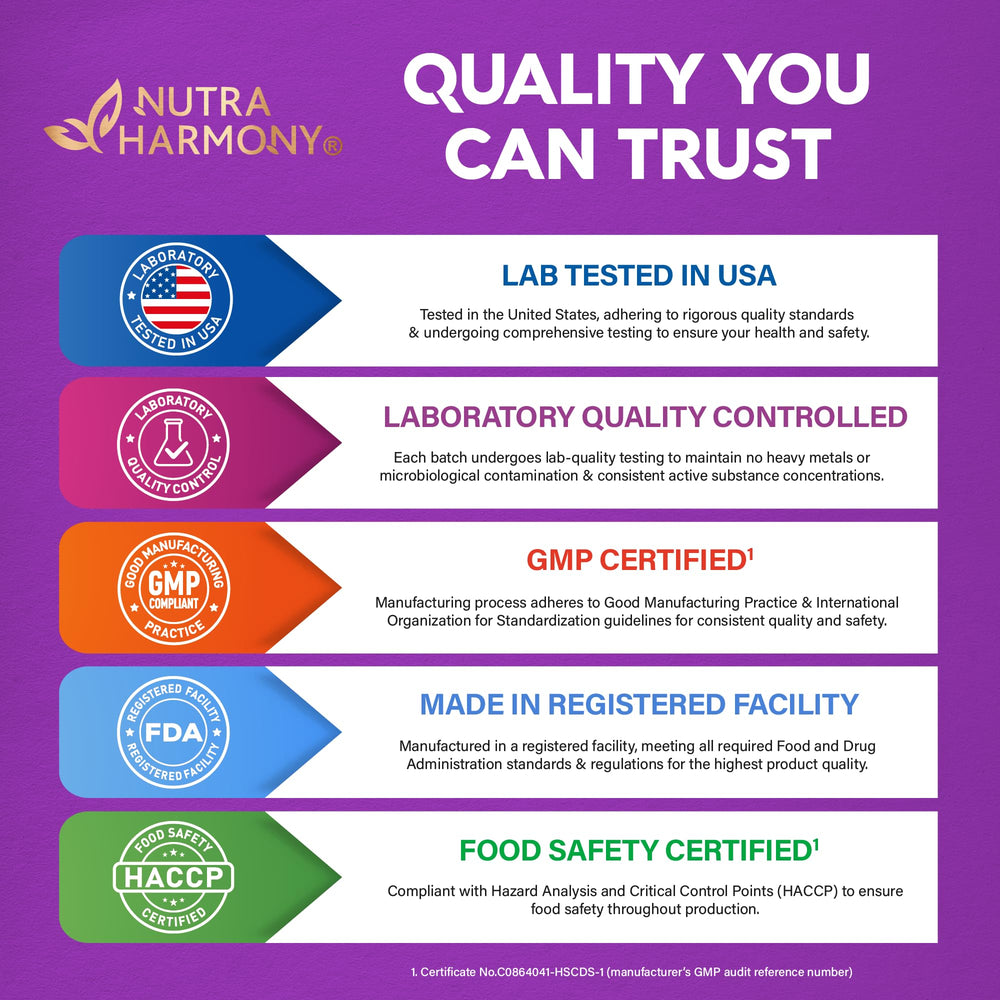 NUTRAHARMONY pack of 2 gummies for ongoing beauty routine.