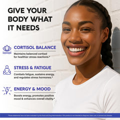 NutraHarmony holy basil and ashwagandha blend capsules for natural resilience.