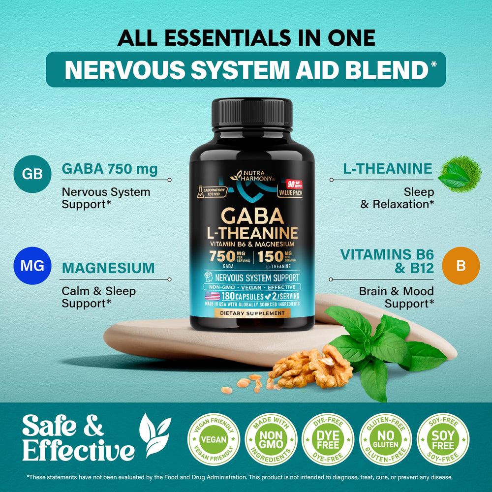NutraHarmony Magnesium and B6 capsules bottle ready for daily wellness.