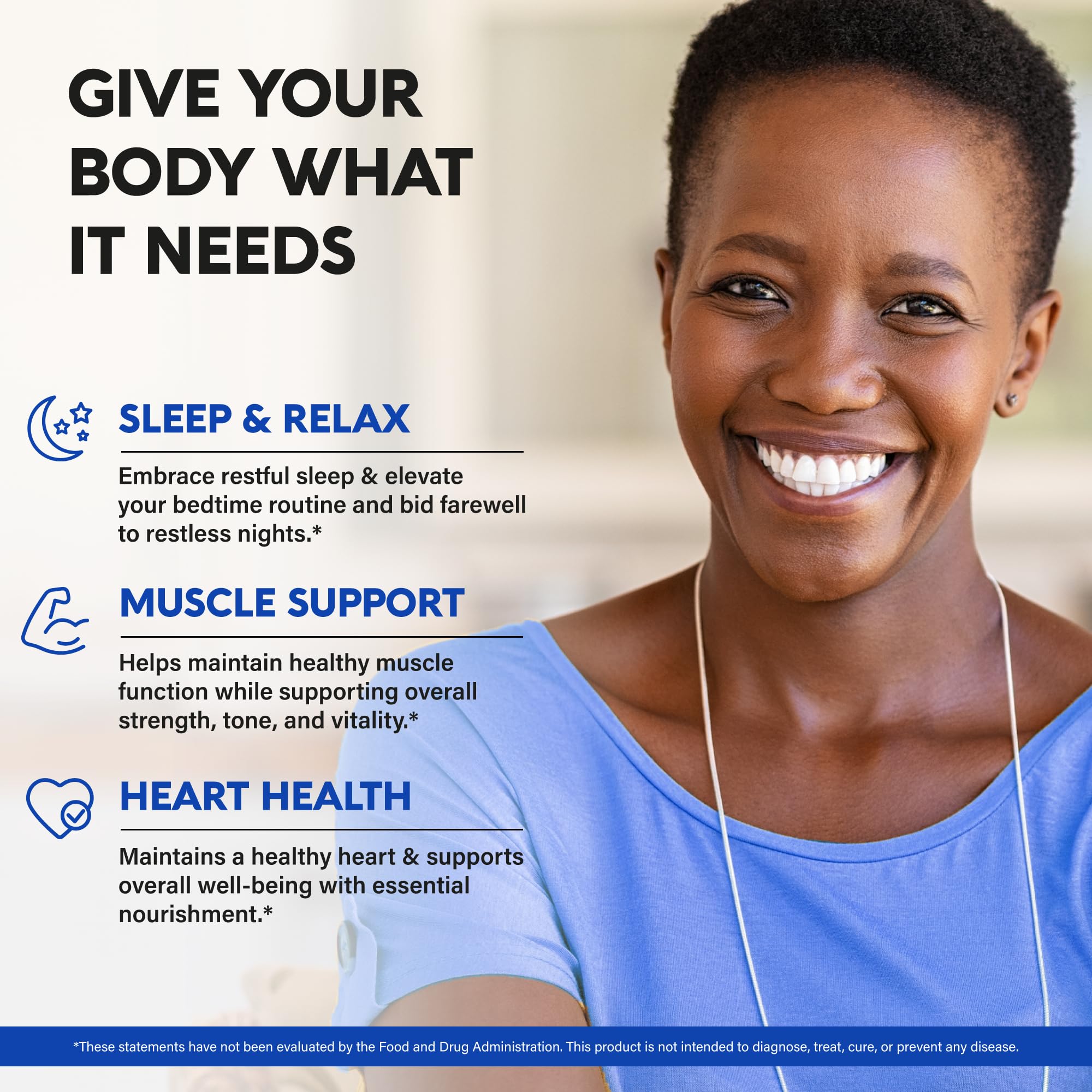 NutraHarmony Magnesium Citrate capsules close-up shows high potency for daily wellness.