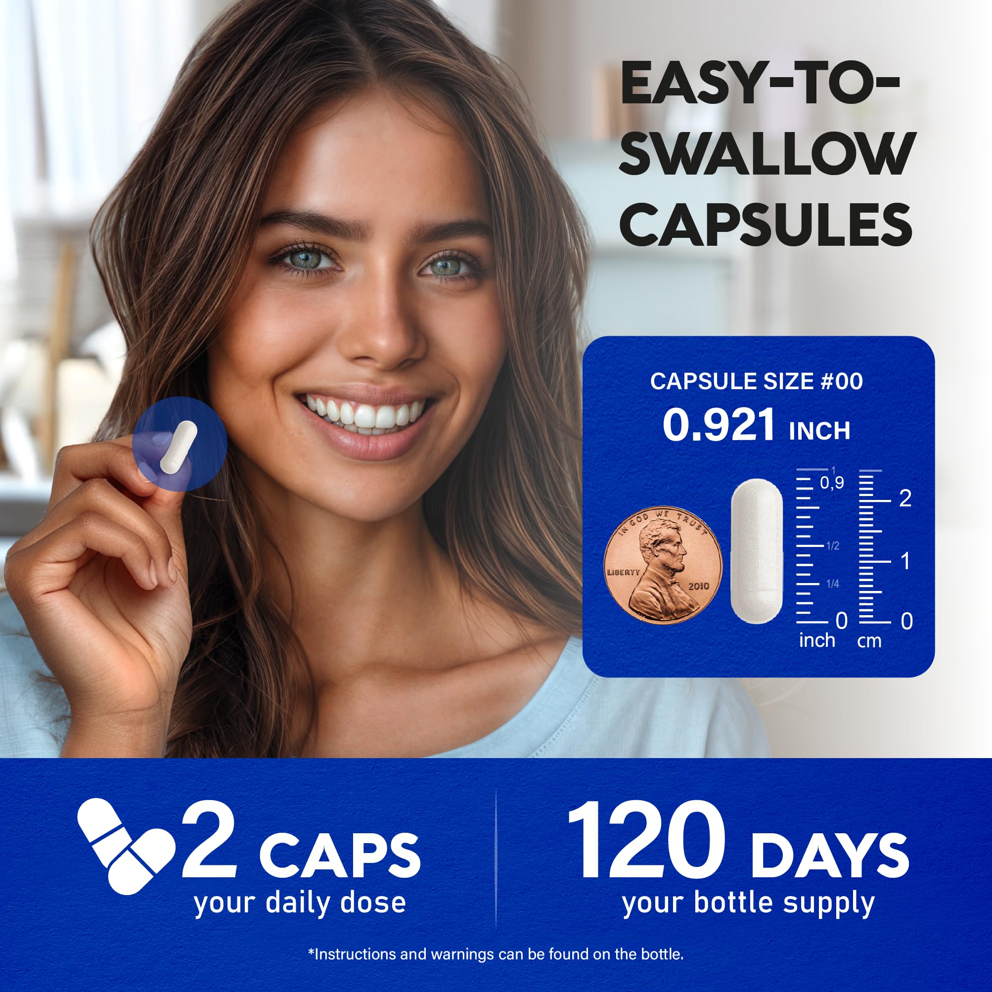 NutraHarmony Magnesium Citrate capsules in-hand for convenient, on-the-go supplementation.
