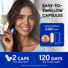 NutraHarmony Magnesium Citrate capsules in-hand for convenient, on-the-go supplementation.