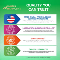 NutraHarmony Mullein Leaf Extract capsule-side view emphasizes easy swallow