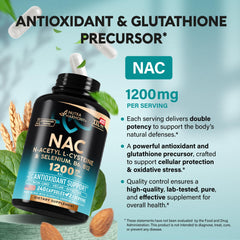 NutraHarmony NAC bottle seal indicating quality and safety.
