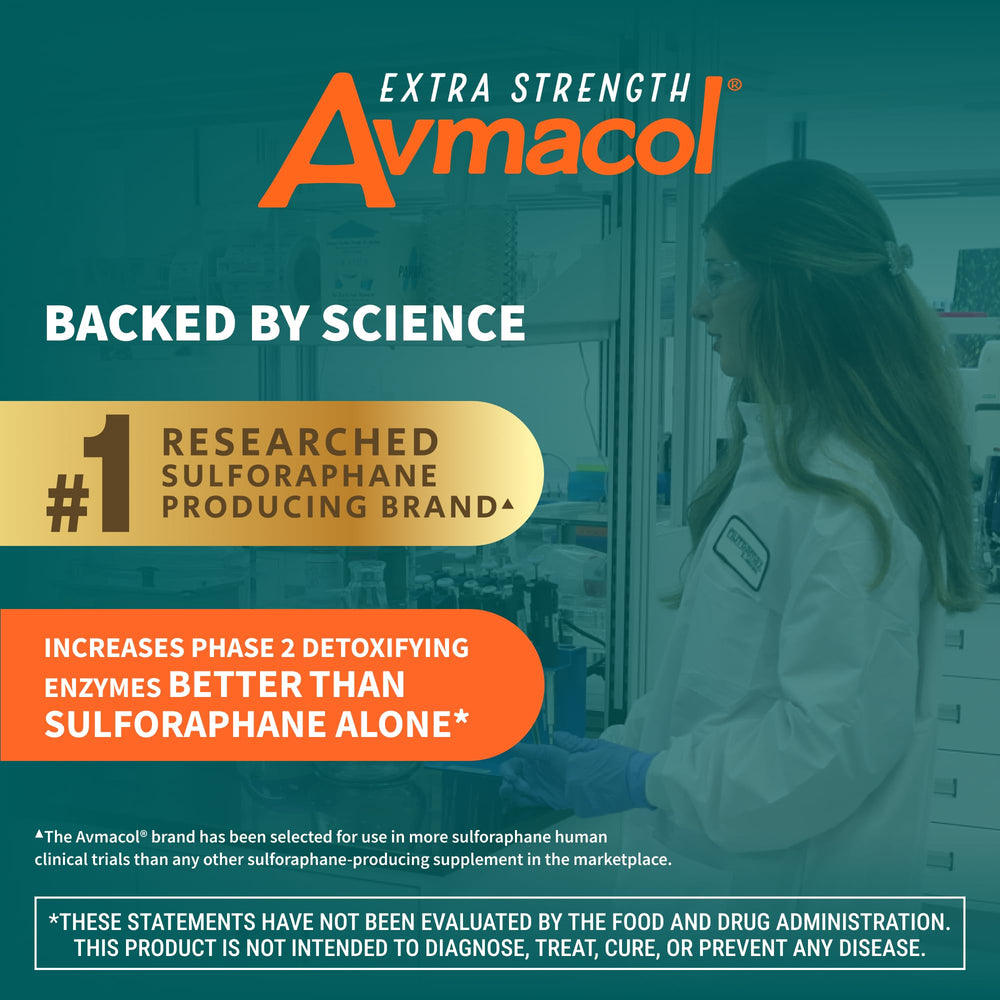 Nutramax Avmacol Extra Strength label detail, with quality and ingredients