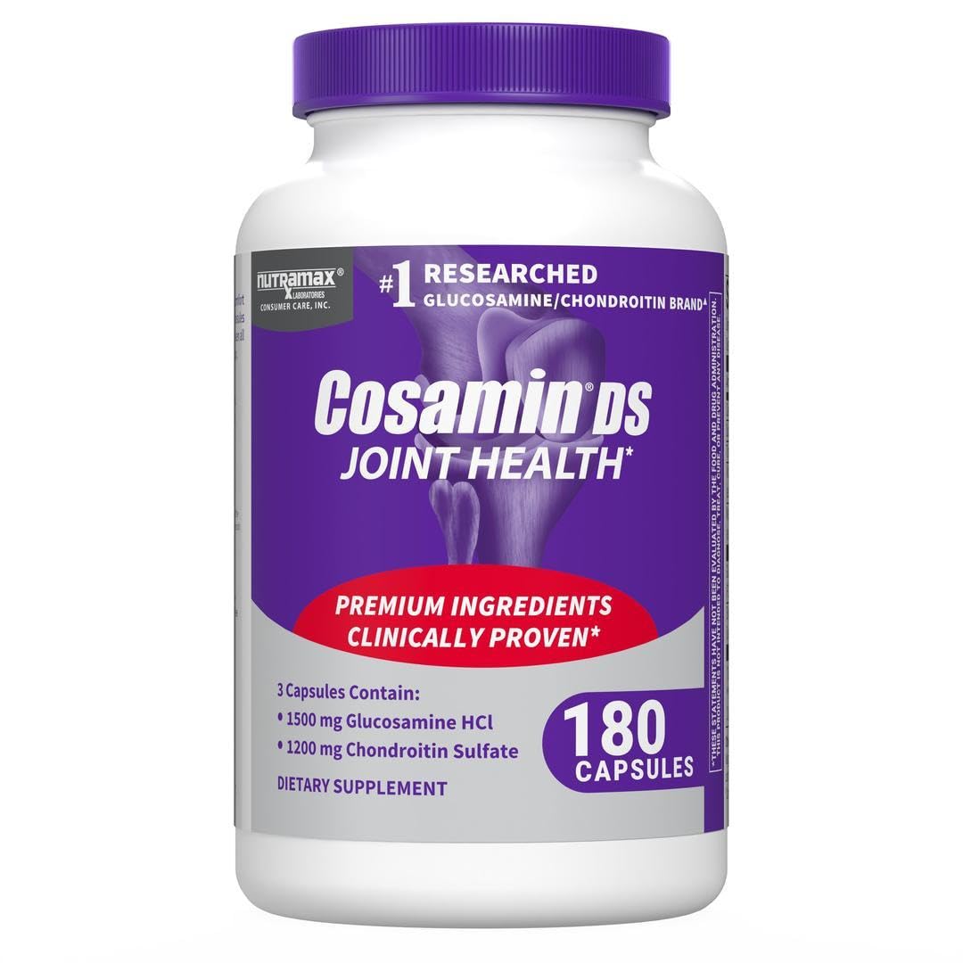 Nutramax Cosamin DS bottle front for daily joint support.
