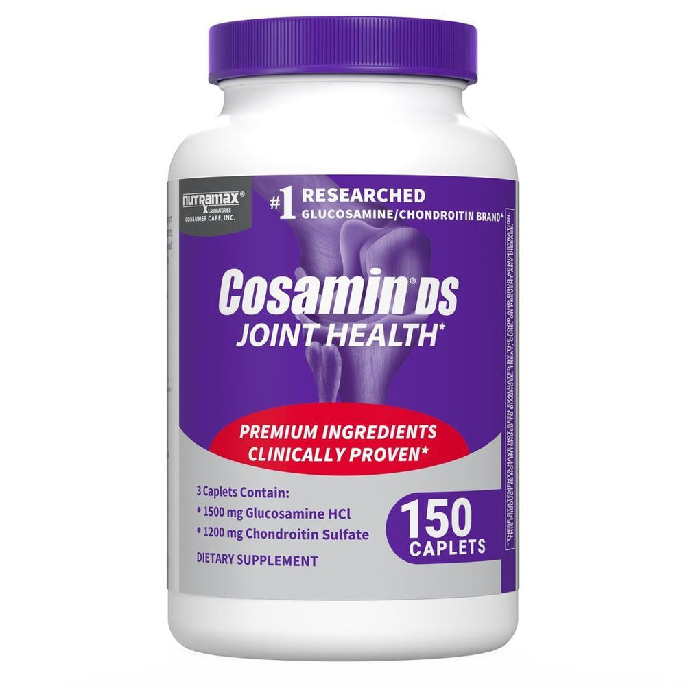 Nutramax Cosamin DS bottle front view for daily joint support.
