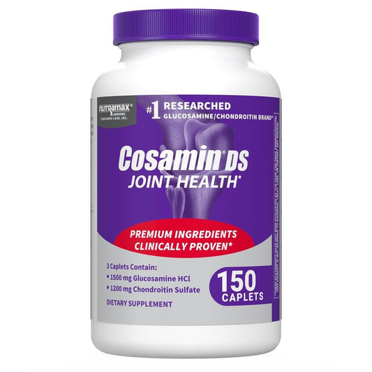 Nutramax Cosamin DS bottle front view for daily joint support.