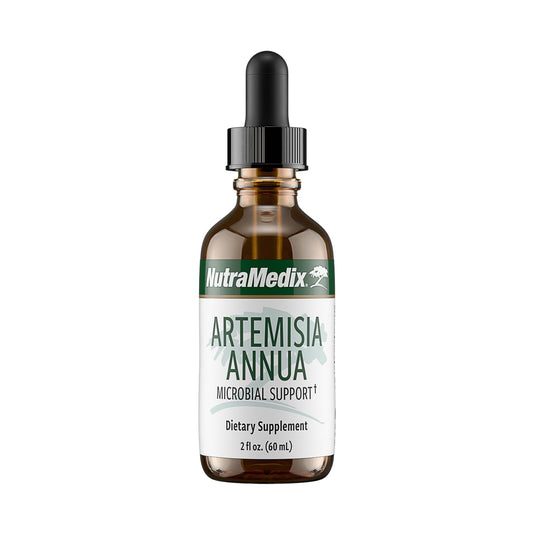 NutraMedix Artemisia Annua bottle showing the herbal extract for daily support.