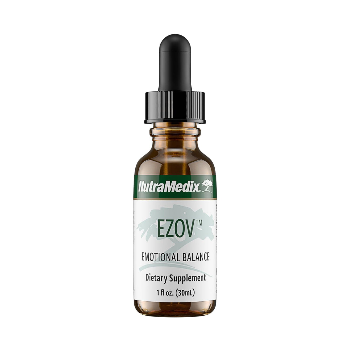 NutraMedix Ezov Hyssop bottle front for daily stress management