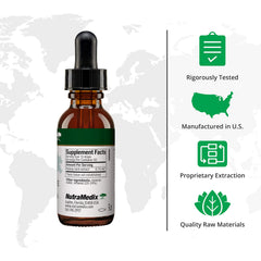 NutraMedix Ezov Hyssop drops pouring for on-the-go calm